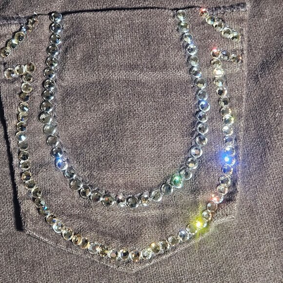 True Religion Wn Corduroy Pant Trendy Brown 32 Gorpcore Fall Espresso Monochrome - Picture 5 of 16